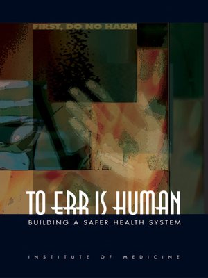 cover image of To Err Is Human